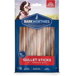 Barkworthies Beef Gullet Stick Dog Chew [6"] (12ct)