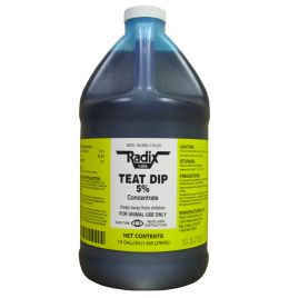 Chlorhexidine Teat Dip 5% - 1/2 Gallon