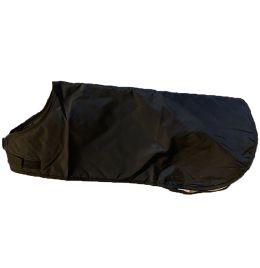 E & R Calf Blanket Black 32"L X 35"