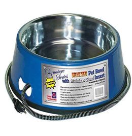 Heated Pet Bowl w/Stainless Steel Insert [5.5 Quart]