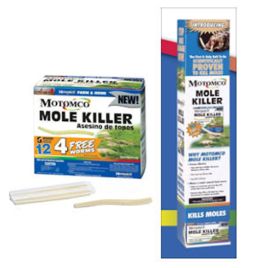 Motomco Mole Killer-Worm [4 Trays of 2 Worms + 4 FREE WORMS!]