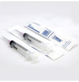 Neogen 043-9287 Disposable Luer Lock Syringe with Needle [12 cc with 18 x1]