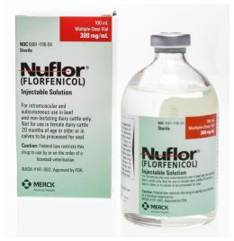Merck NUFLOR (florfenicol) Injectable Antibiotic