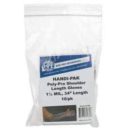 Poly-Pro Shoulder Length Glove Clear (10 Count)