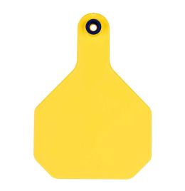 Ritchey 72440704101 Large Blank Ear Tags [Black/Yellow] (25 ct)