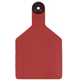 Ritchey 72440704105 Blank Large Ear Tag [Red/White]