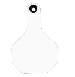 Ritchey 72440704303 Blank Medium Ear Tag [White/Black] (25 ct)