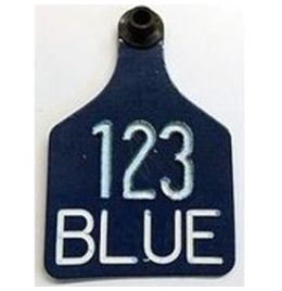Ritchey Blank Universal Tags [Blue Tag/White Core] (25 Count)