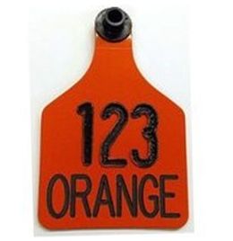 Ritchey Blank Universal Tags [Orange Tag/Black Core] (25 Count)