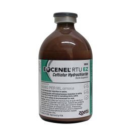 Zoetis Excenel RTU EZ (ceftiofur hydrochloride) Sterile Suspension