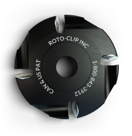 Roto-Clip Black 4 Slot Round Carbide Disc 4.5"