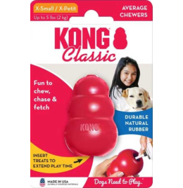 Kong Red Classic Rubber Dog Toy [X-Small]