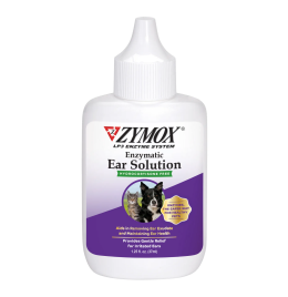 Zymox Cat and Dog Enzymatic Ear Solution Hydrocortisone Free [1.25oz]
